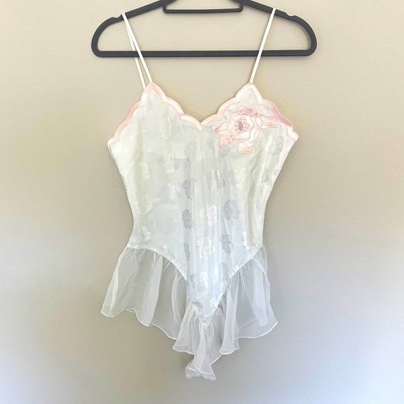 Victoria's Secret Other - Vintage gold label Victora’s secret bodysuit teddy lingerie size small